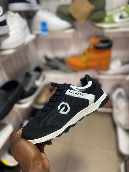 Baskets noires mode homme