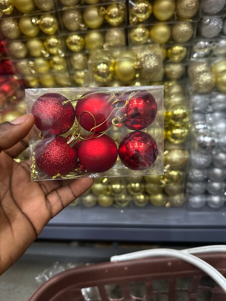 Boules de Noël Rouges