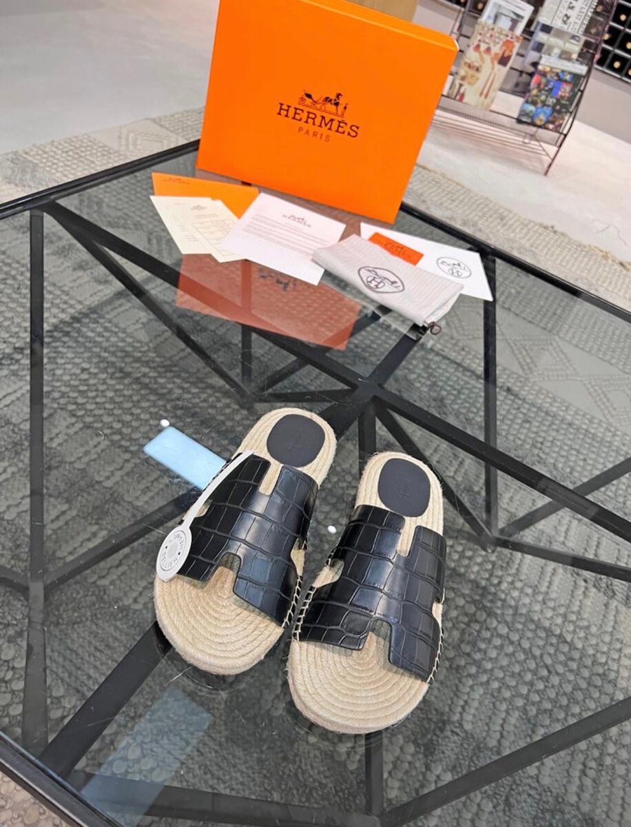 Sandales en cuir Hermès