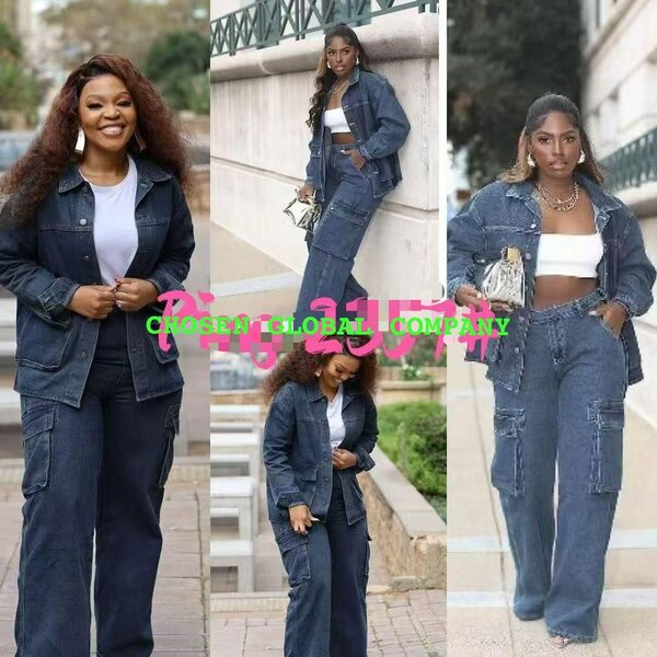 Tenue denim femme élégante