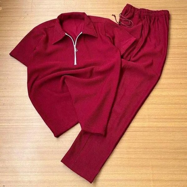 Ensemble homme survêtement rouge