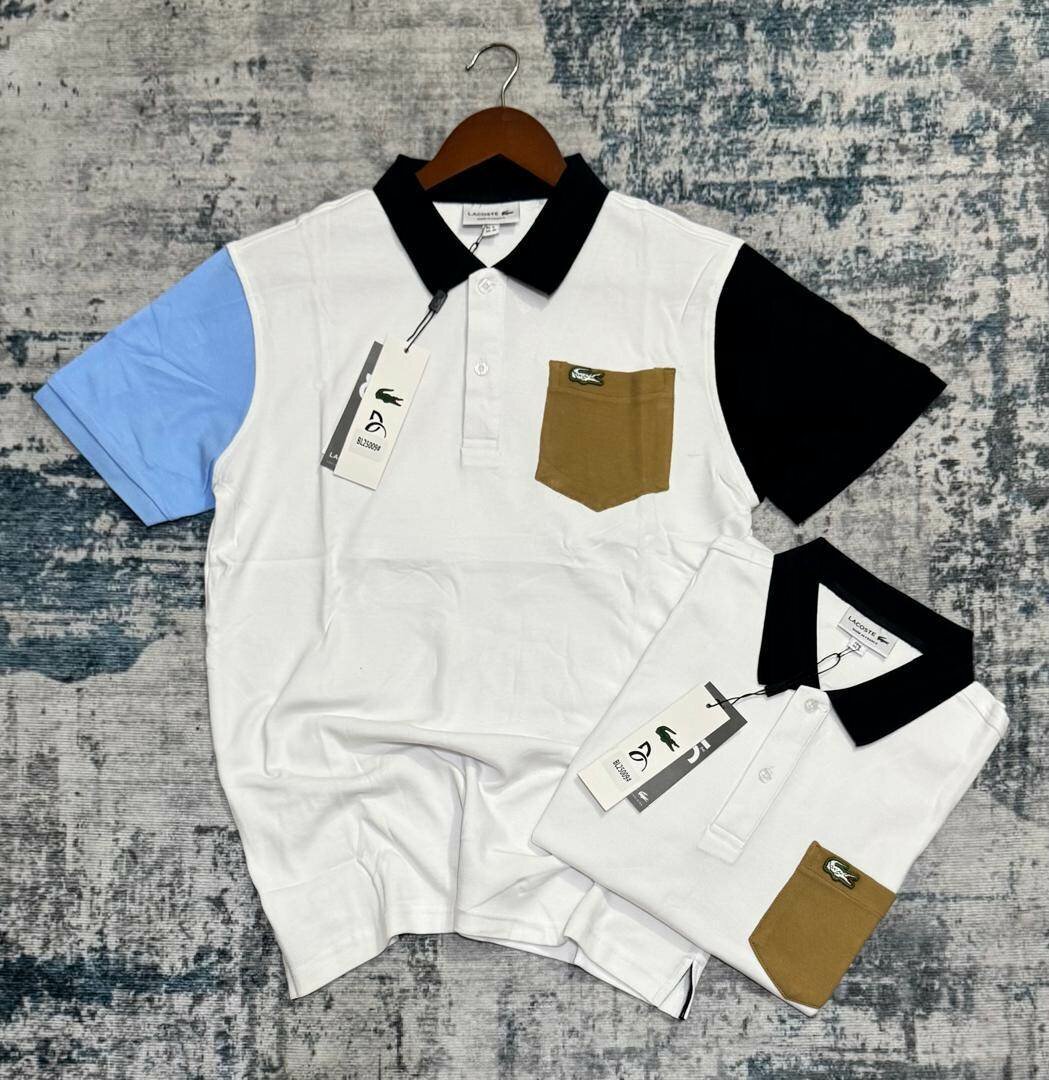 Polos colorées unisexes