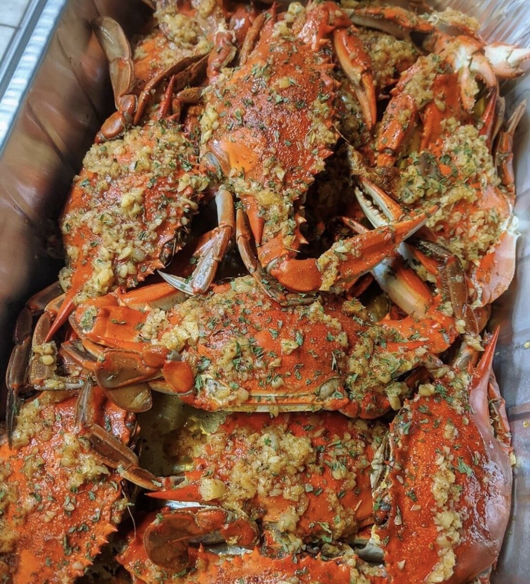 Escargot + crabe sauté