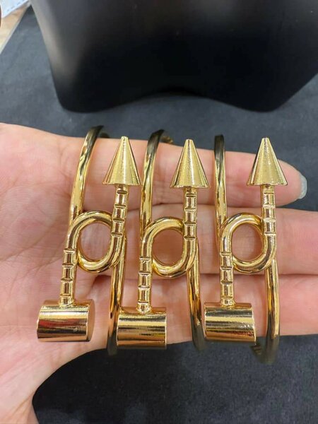 Elegant Gold Bangle Set