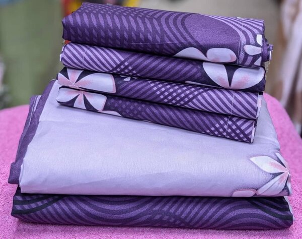 set includes 2 bedsheets and 4 pillowcases