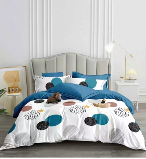 7pcs removable reversible duvet set