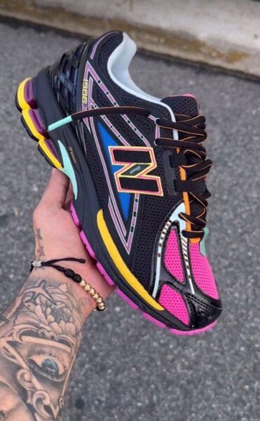 Chaussures running multicolores