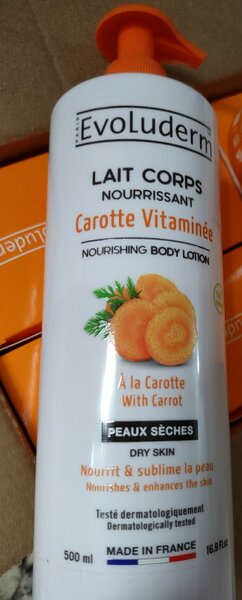 Lait Corps Carotte Vitamine