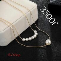 Bijoux fantaisie de créateur et de haute qualité. en acier inoxydable, plaqué or.