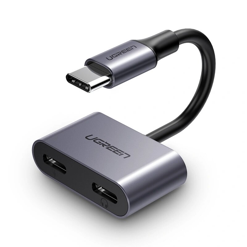 Adaptateur USB-C UGREEN pour écouteurs et chargeur