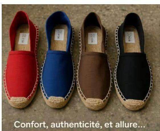 Espadrilles en toile unisexe