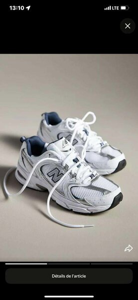 Baskets blanches New Balance