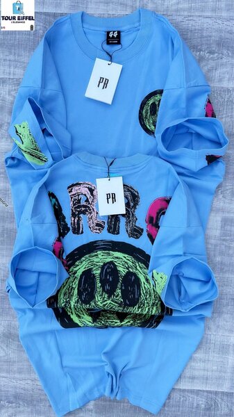 T-shirt coloré avec logo imprimé