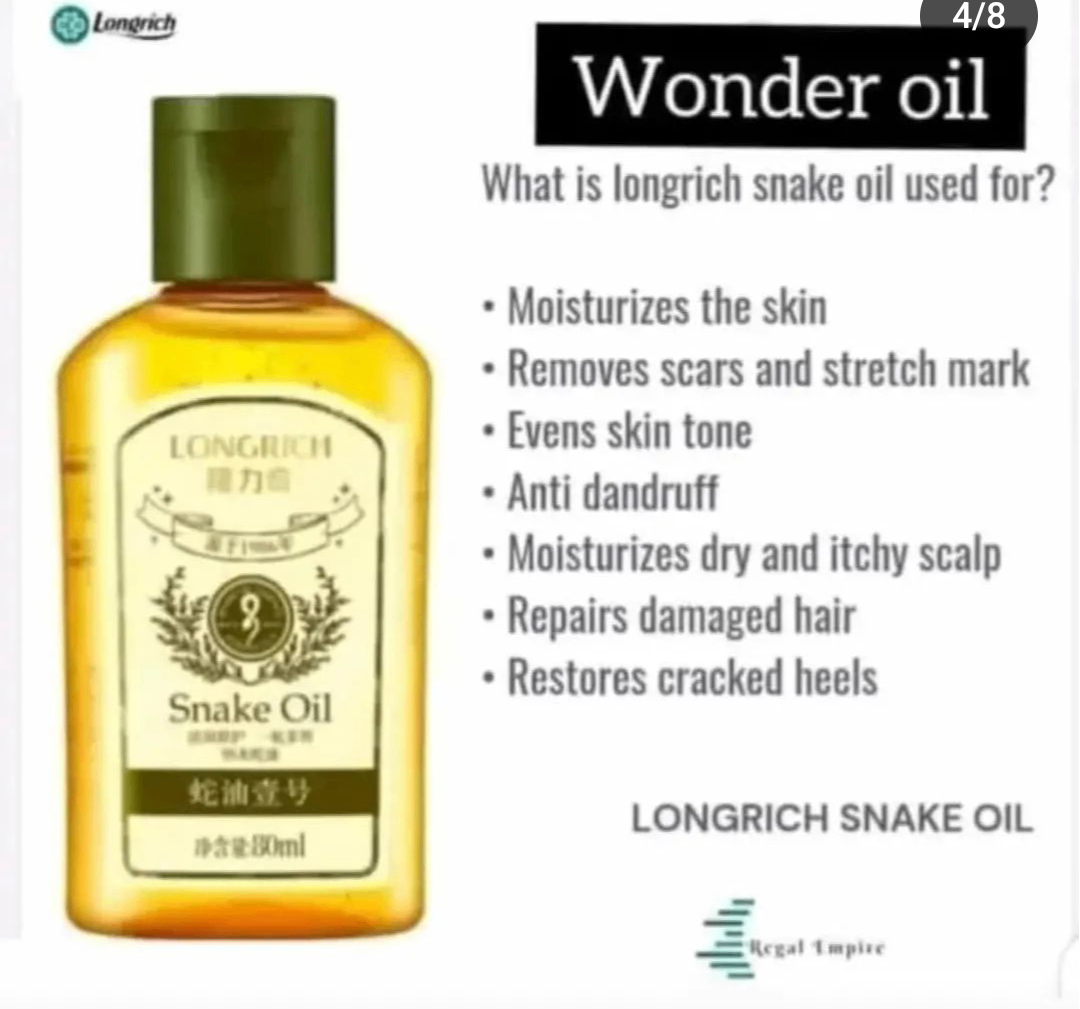 Repair and moisturizer longrich snake oil