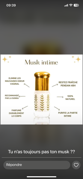 Musc Intime Blanc Parfum