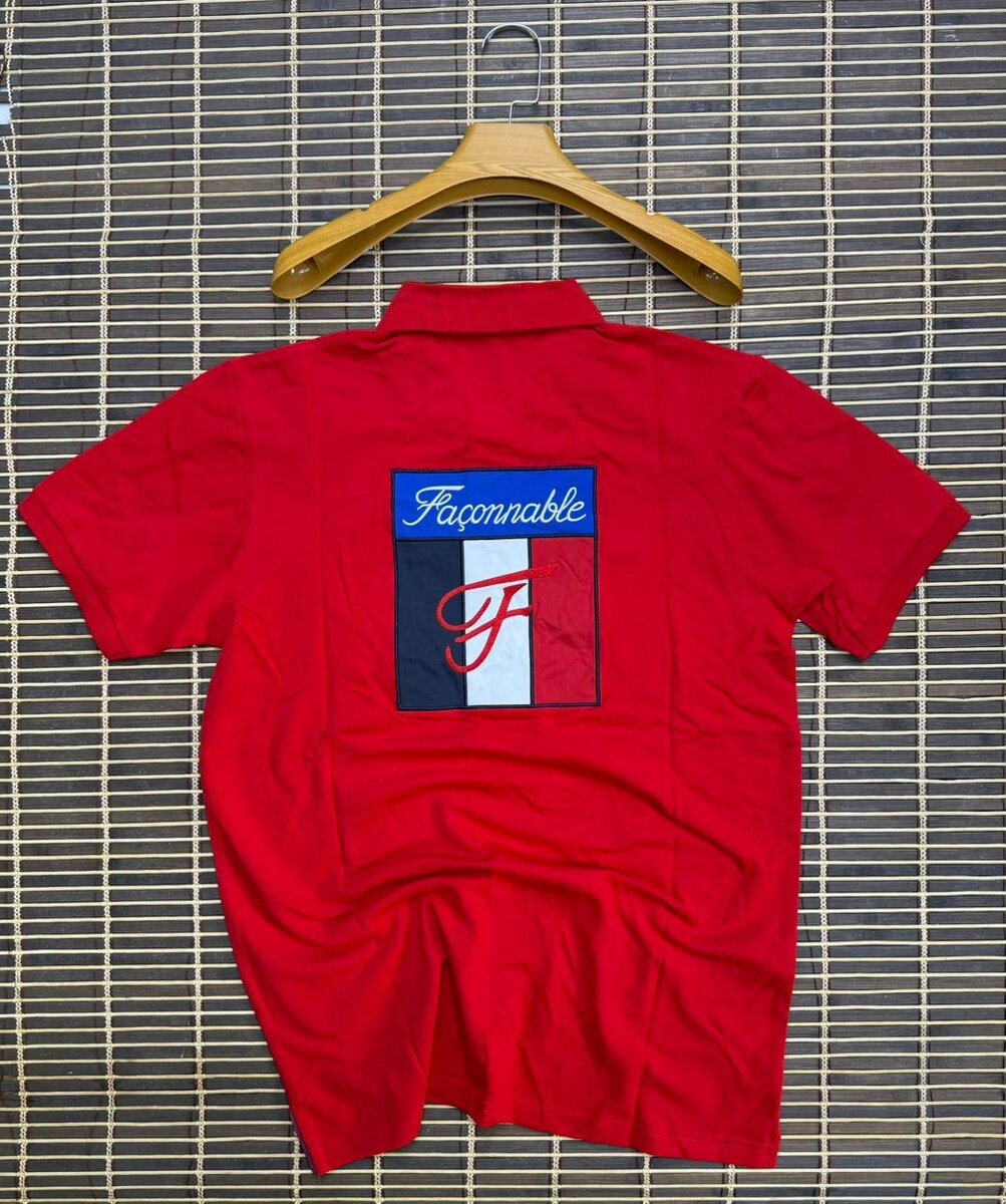 Polo rouge homme Faconnable