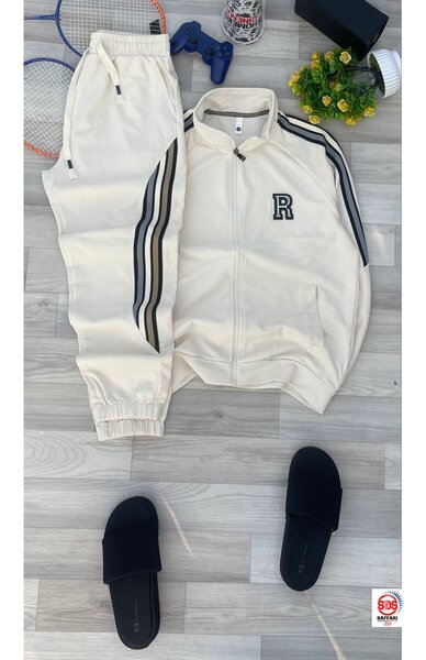 Ensemble survêtement blanc pour homme