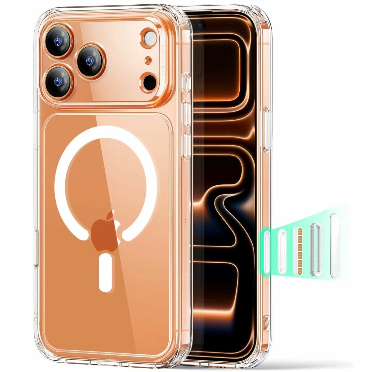 Coque transparente magnétique iPhone 13 Pro
