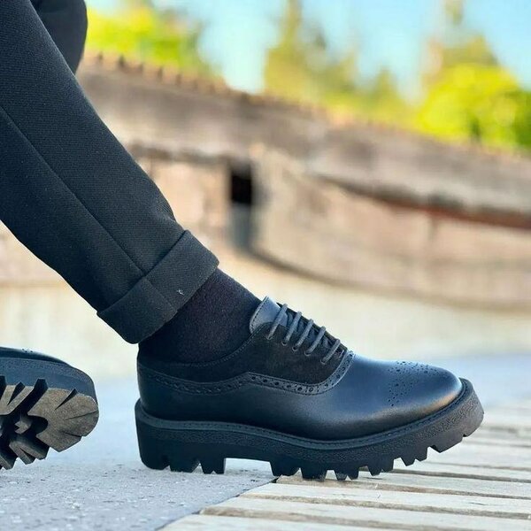 Chaussures homme en cuir