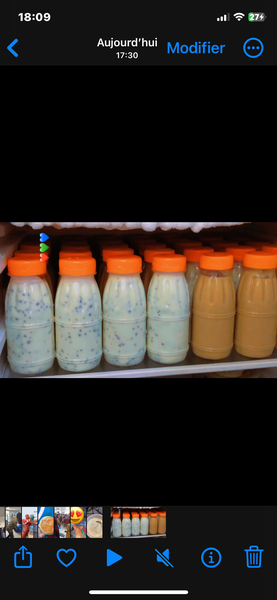 Glaces Colorées et Deguê