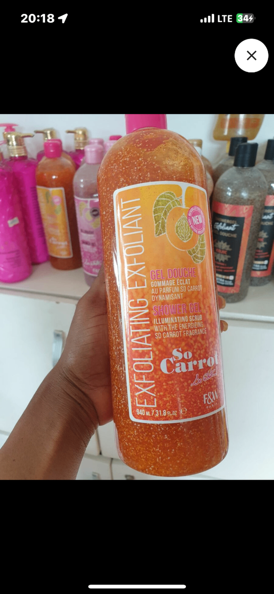 F&W Exfoliating Shower Gel