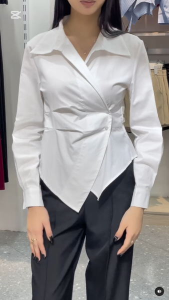 приталенная рубашка