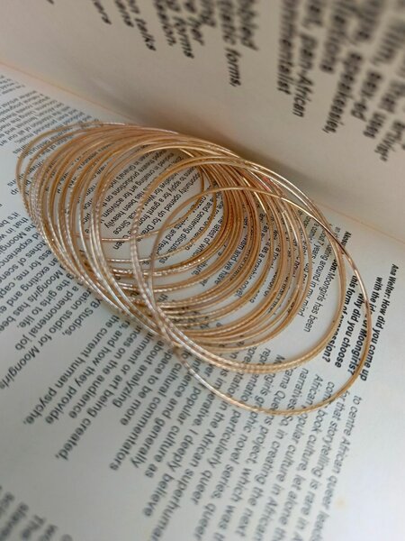 Ensemble Bracelets Fins Dorés