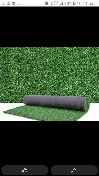 Green wall and floor mats