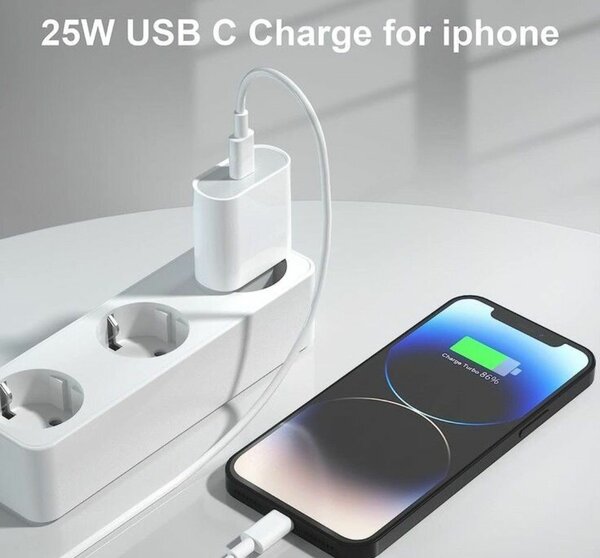 Chargeur USB-C 25W pour iPhone