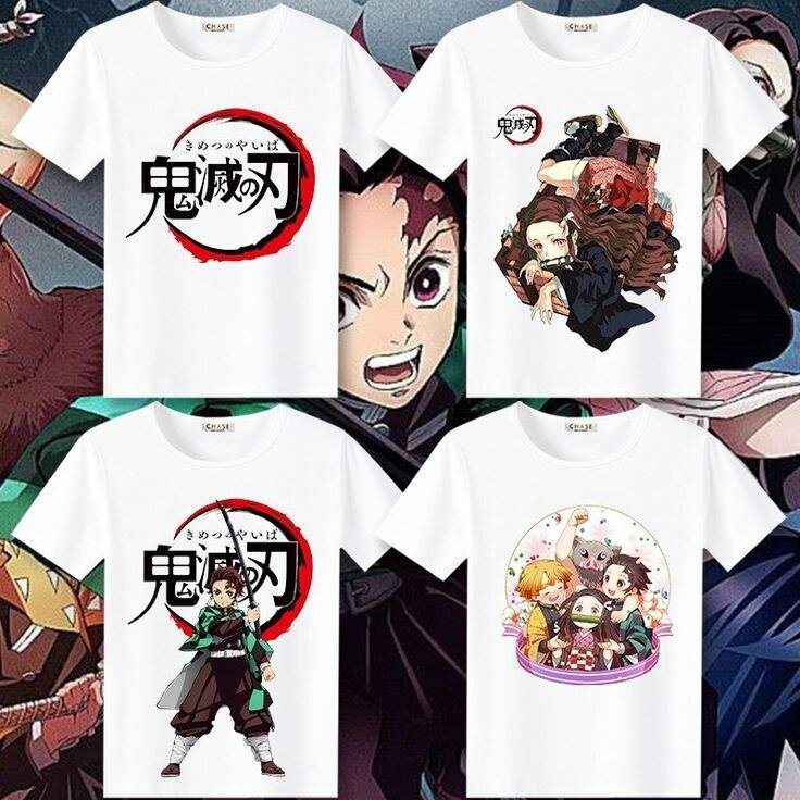 T-shirts Anime Imprimés