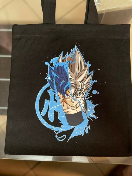 Sac en toile imprimé anime