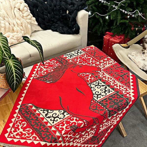 Платок шарф палантин с узорами в традиционном стиле НОВЫЙ