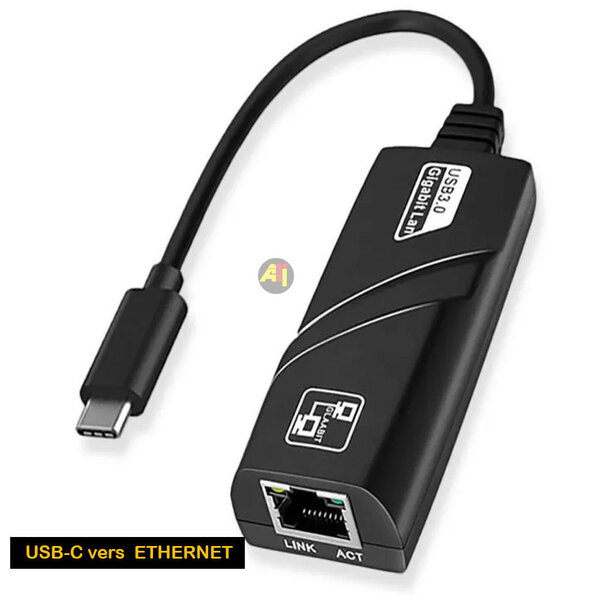 Adaptateur USB-C vers Ethernet