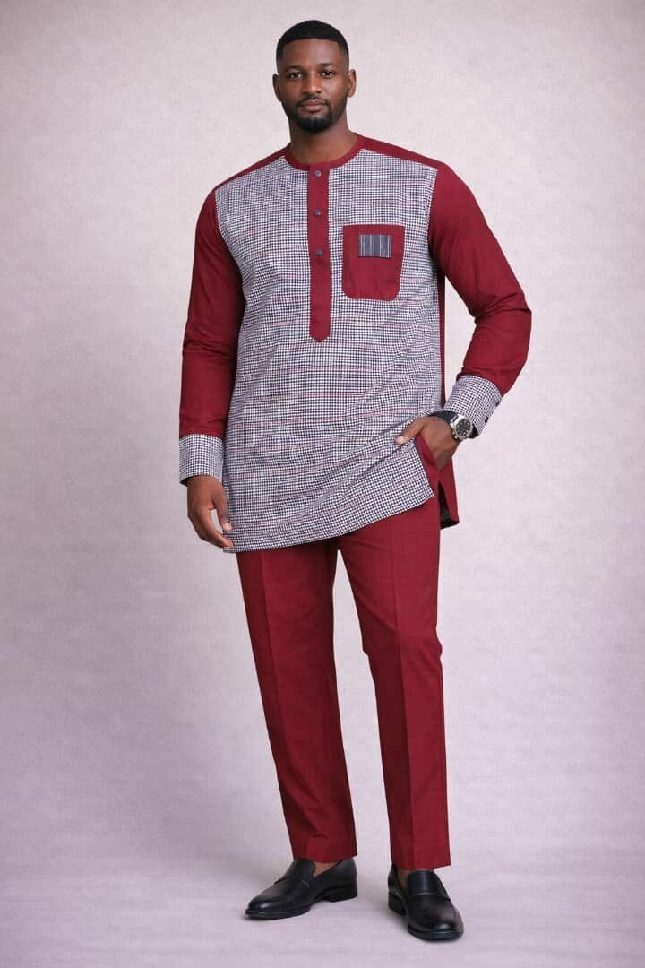 Ensemble tunique et pantalon homme