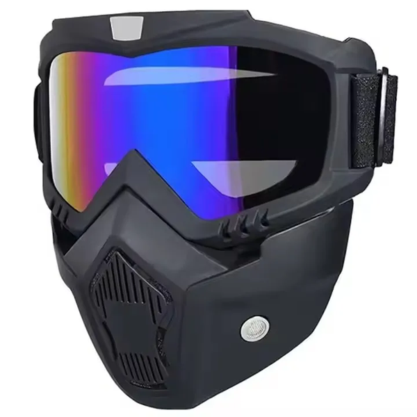 Masque UV pour moto