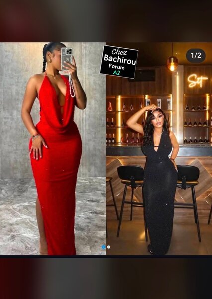 Robe soirée chic pour femme