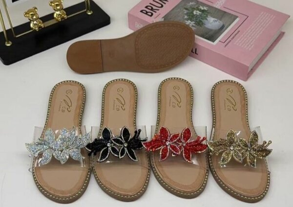 Sandales élégantes en perles