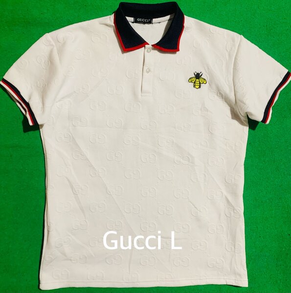 Polo Gucci abeille blanc