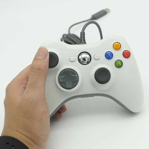 XBOX Manette Xbox 360 Filaire - BLANC