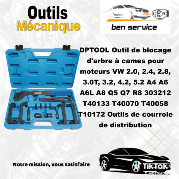 Kit d'outils blocage arbre VW
