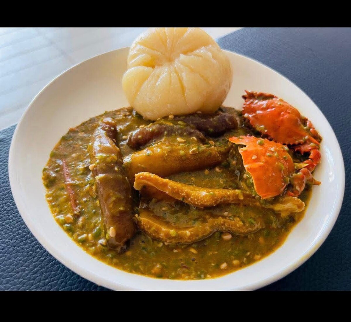 Bon placali avec sauce kopê