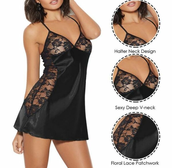 Ladies Erotic Lingerie - Black