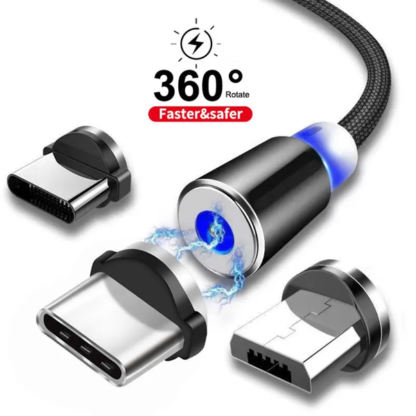 Câble Magnétique 360° USB