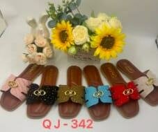 Sandales plates en cuir pour femmes