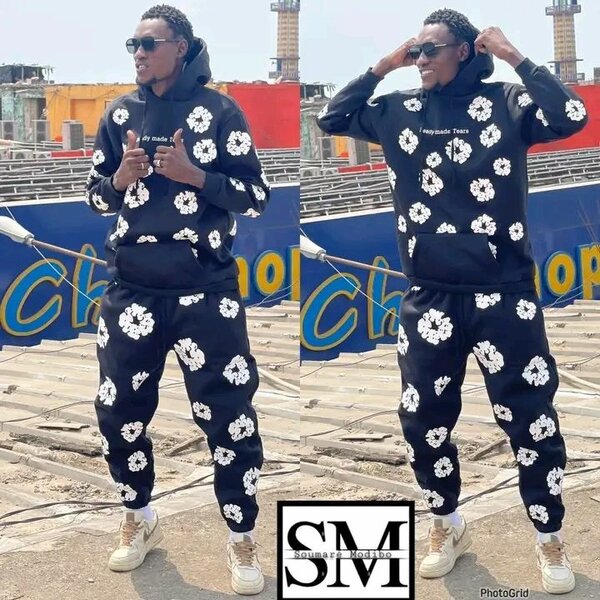 Ensemble survêtement floral