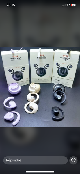 Écouteurs sans fil ergonomiques