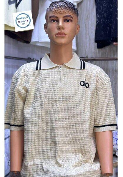 Polo homme texturé élégant