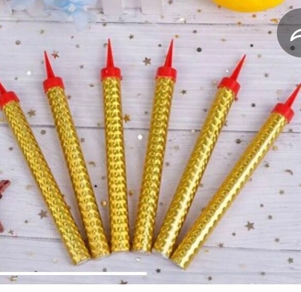 Bougie 10 cm lot de 6