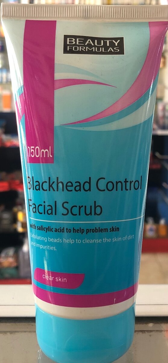 BEAUTY FORMULAS BLACKHEAD CONTROL FACIAL SRUB 150ML