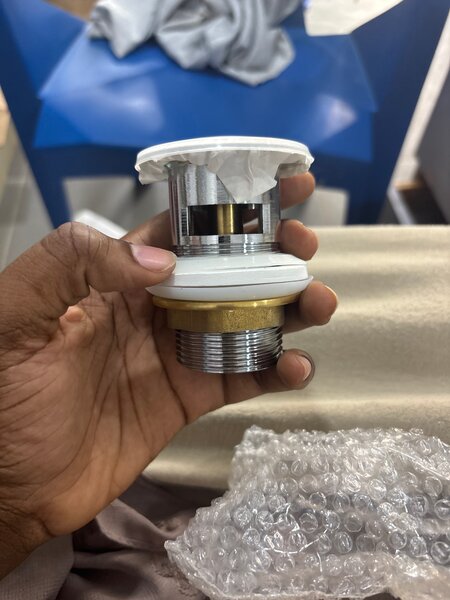 Bonde d'évier en acier inoxydable